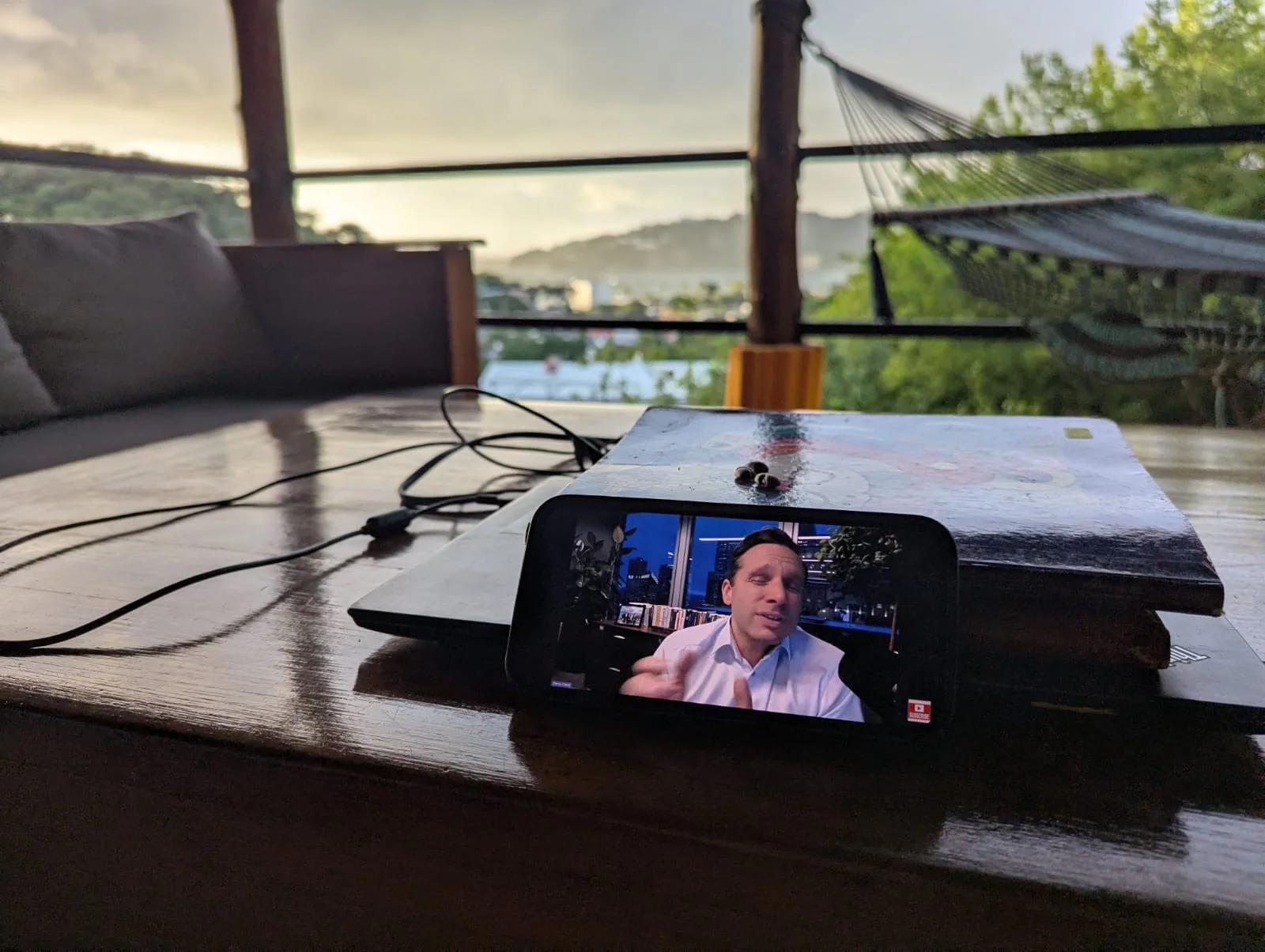 Espace détente et hamac